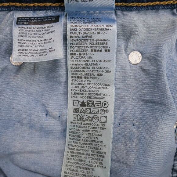 Levi’s 724 High-Rise Straight Jeans Women’s 30 Slim Fit Dark Wash Stretch Denim - Picture 7 of 12